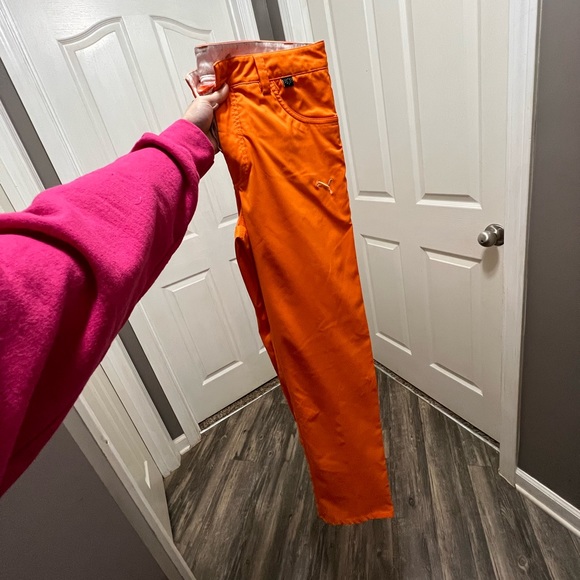 Puma Pants Orange Mens Puma Golf Pants Poshmark
